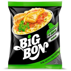 Лапша BIG BON В БРИКЕТЕ с Курицей в соусе Сальса 75г