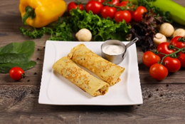 БЛИНЫ С ТВОРОГОМ 2шт