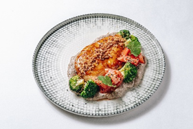 КУРИНАЯ ГРУДКА С ГРИБНЫМ ПЮРЕ