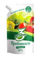 Майонез «3 желания» Классический 190 г