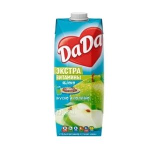 Натуральный сок «да да» яблоко 0.95л
