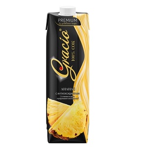 Натуральный сок «Грацио» ананас 0.95л
