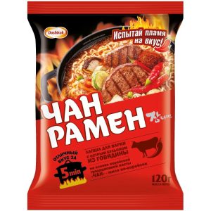Лапша ЧАН РАМЕН ГОВЯЖИЙ ОСТРЫЙ 120гр