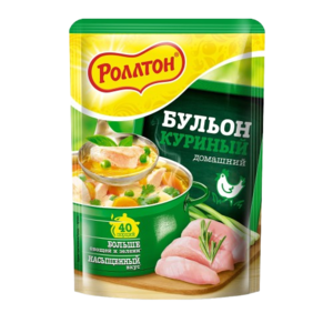 Приправа РОЛЛТОН БУЛЬОН КУРИНЫЙ 90ГР